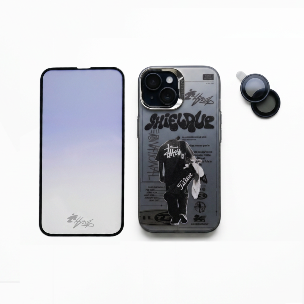 Pack protection complète (Coque + Protections de caméras + Protection d'écran)