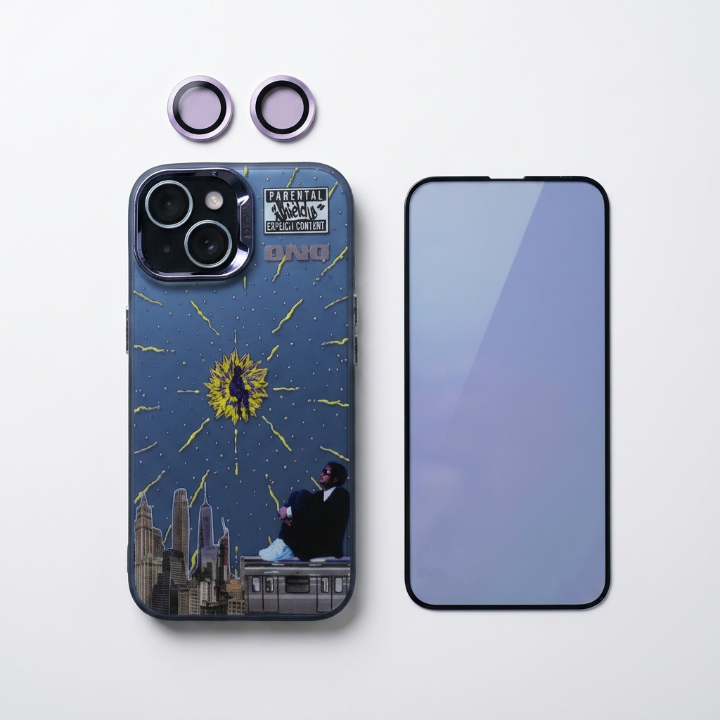 Pack protection complète (Coque + Protections de caméras + Protection d'écran)